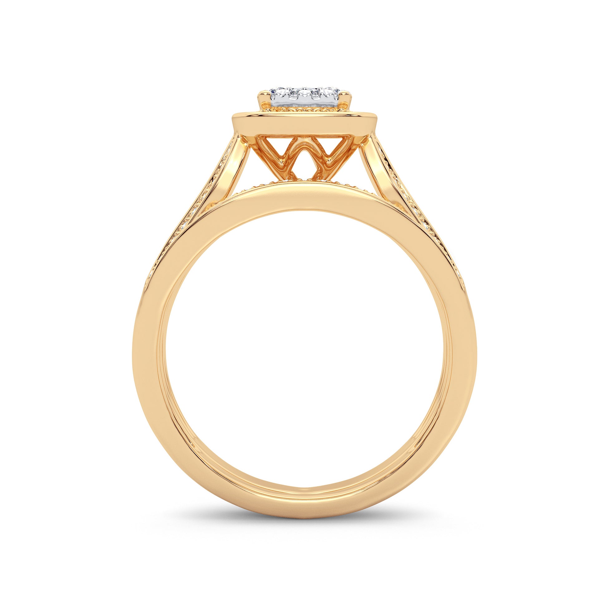 14K 0.40CT DIAMOND BRIDAL RING