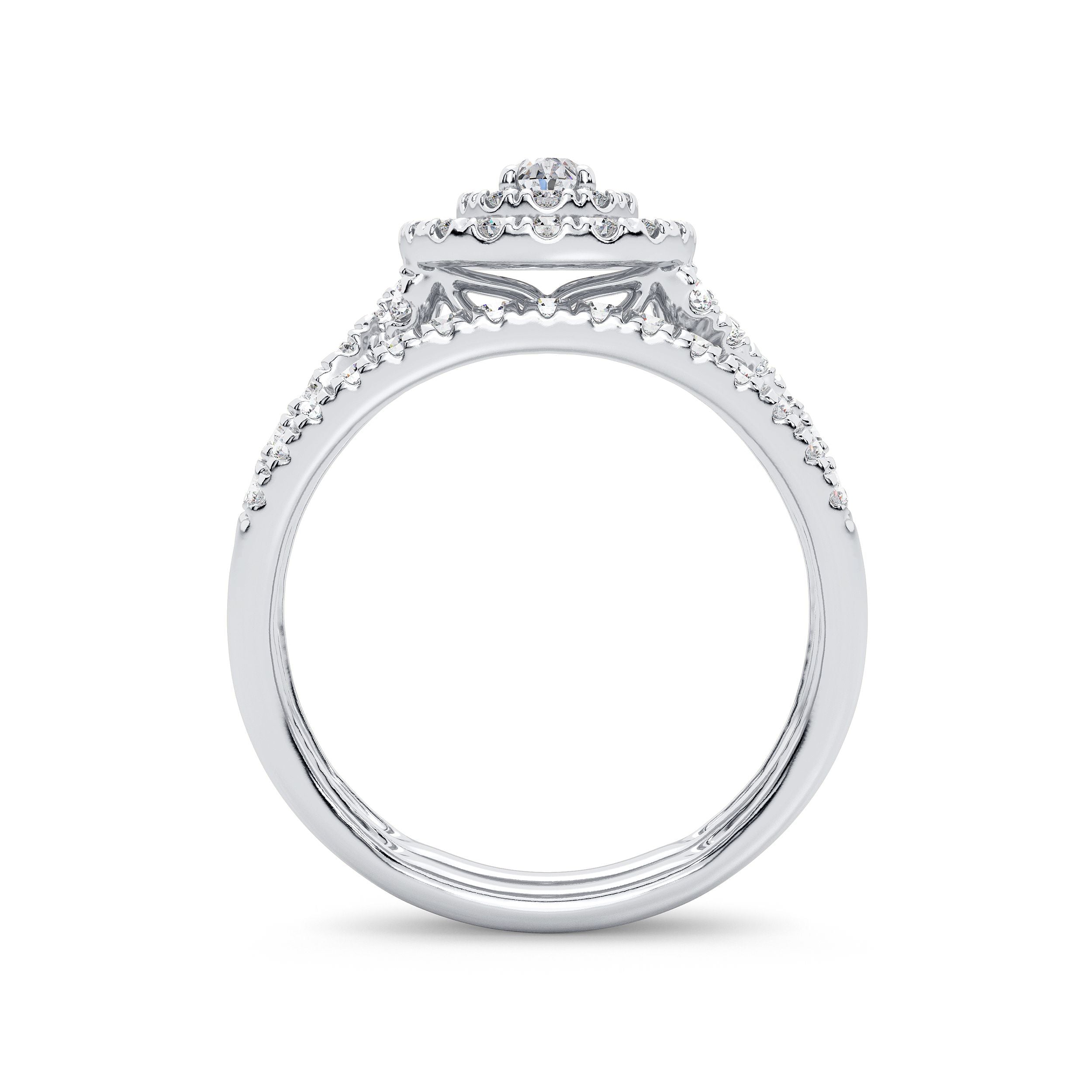 14K 1.00CT Diamond BRIDAL RING