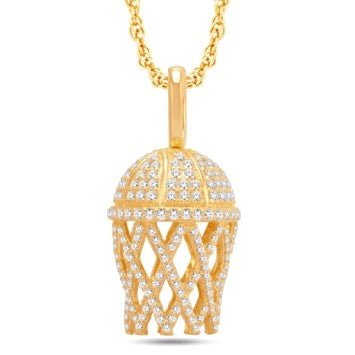 14 Karat Yellow Gold 1.10 Carat Diamonds Basketball HipHop Pendant-1025239-YG