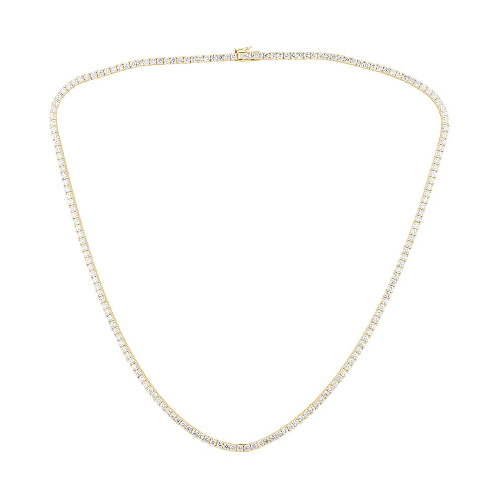 10 Karat Yellow Gold 16.32 Carat Diamonds (22 Inch) Classic Chain-1429042-YG