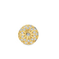 Yellow Gold Ring with Round Brilliant Cut CZ