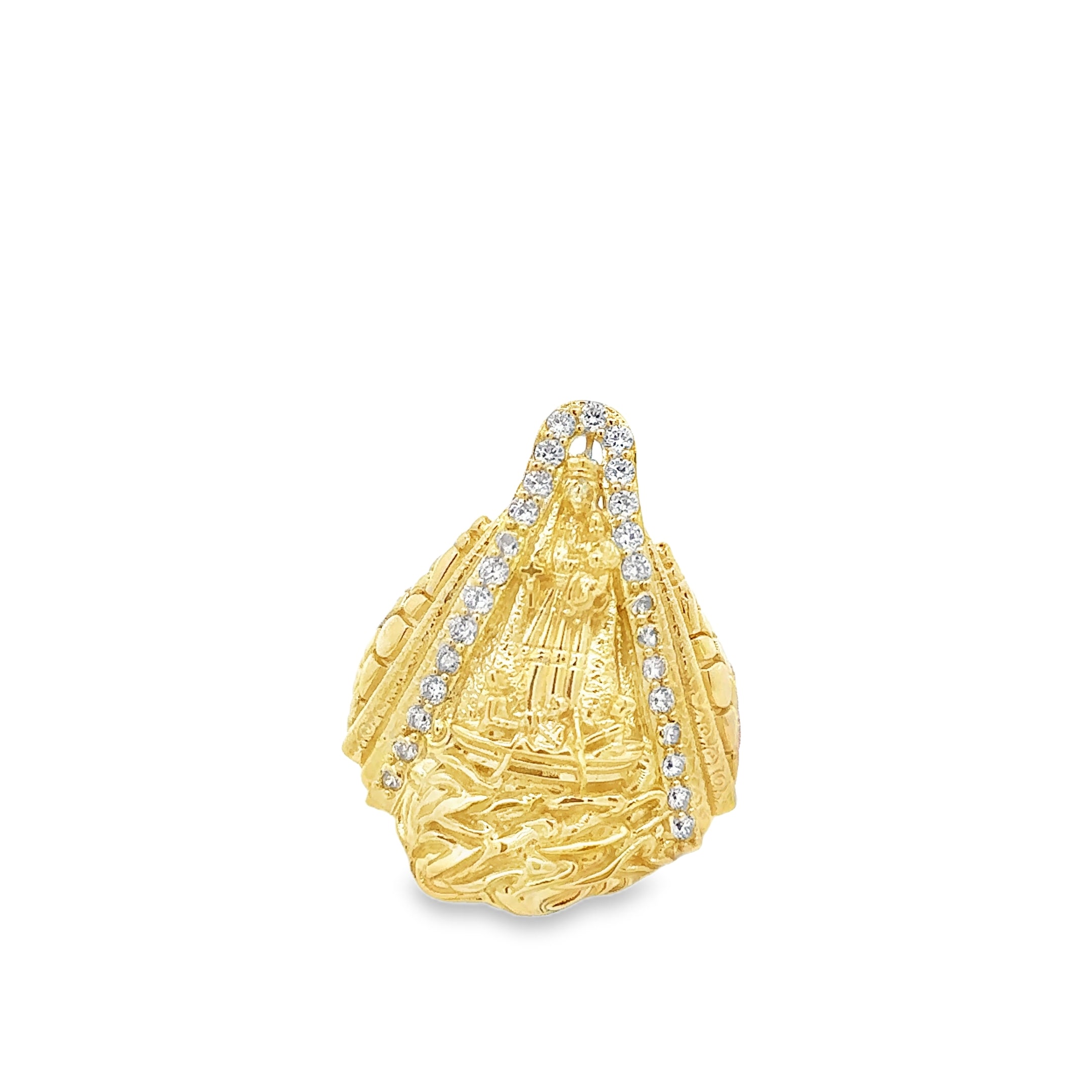 Virgen De la Caridad Ring 10Kt