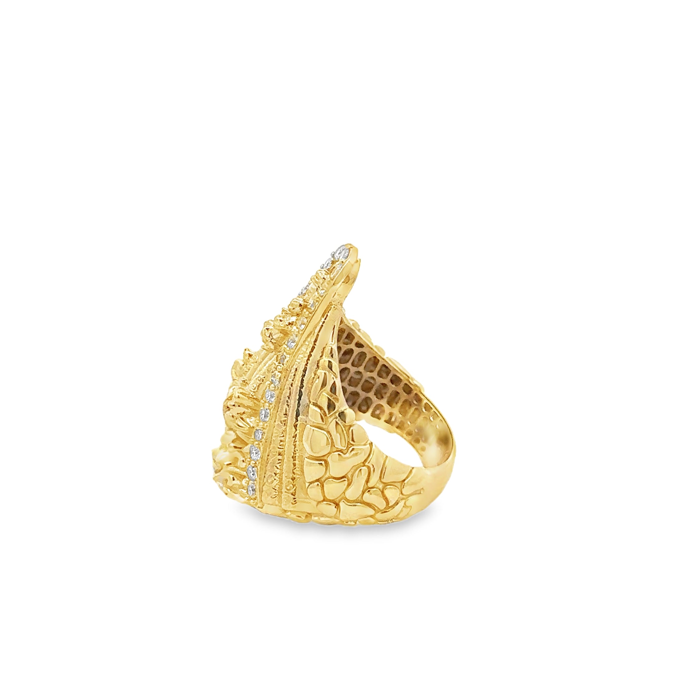 Virgen De la Caridad Ring 10Kt