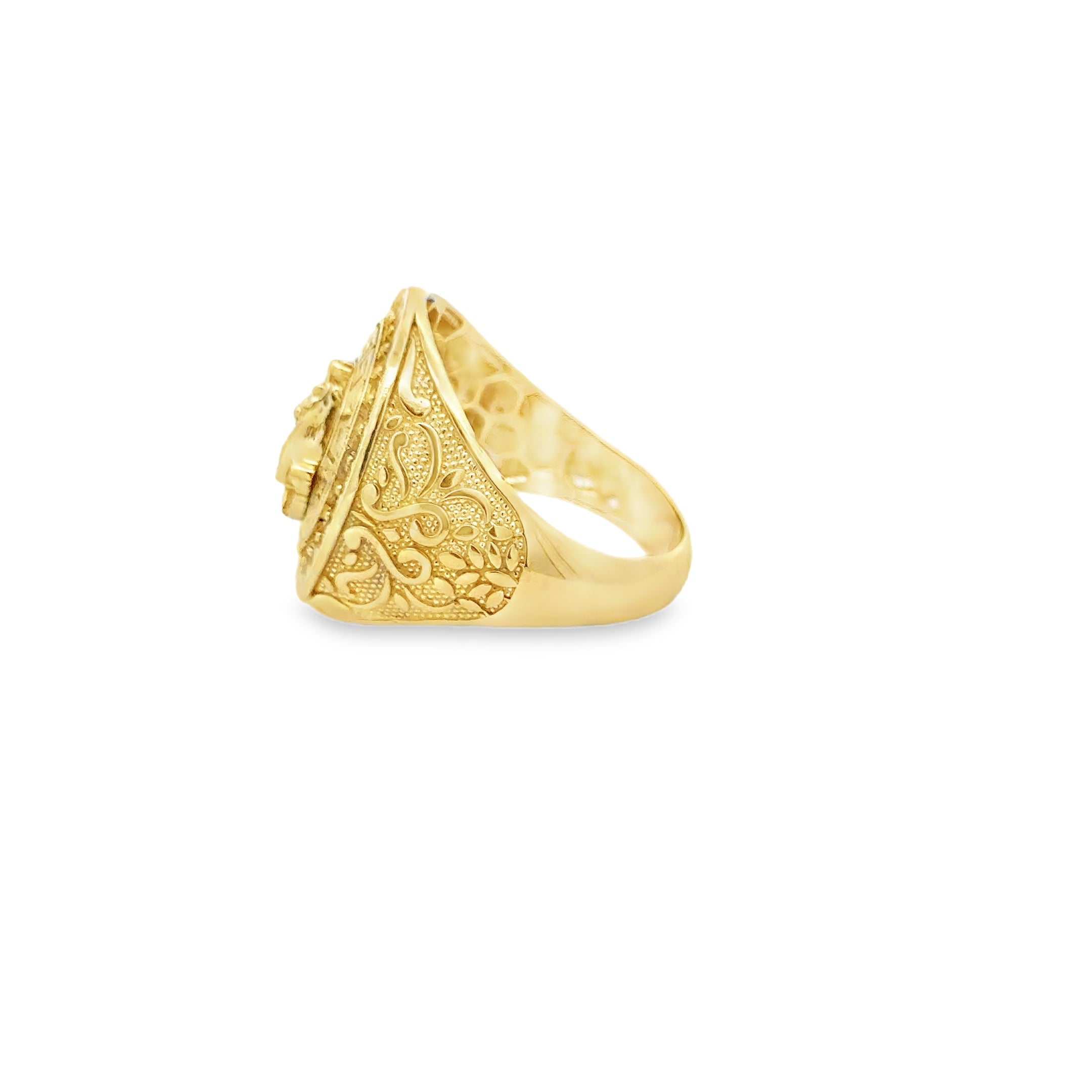 Virgen De La Caridad Ring 10Kt