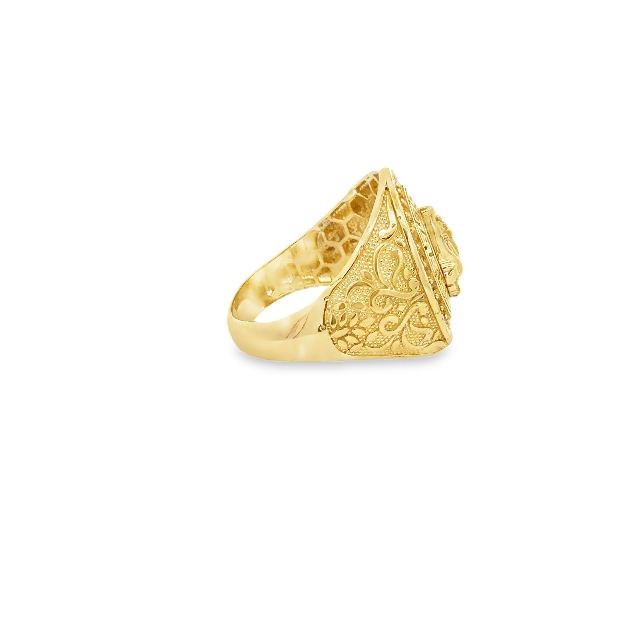 Virgen De La Caridad Ring 10Kt