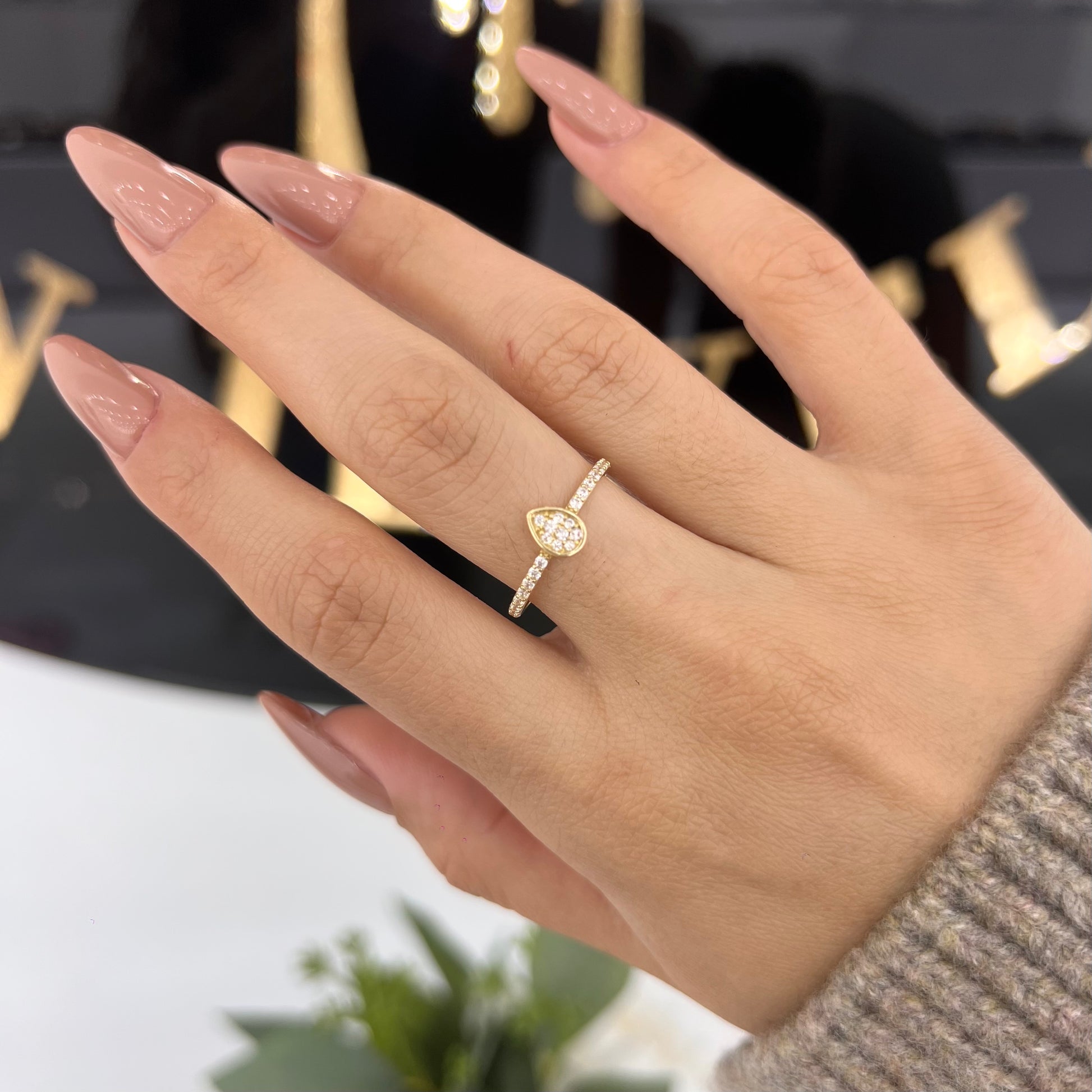 Teardrop Ring