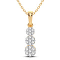 14K 1.00CT Diamond Pendant