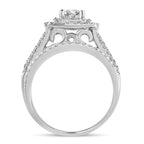 14K   White Gold 1.11Ct Bridal Ring