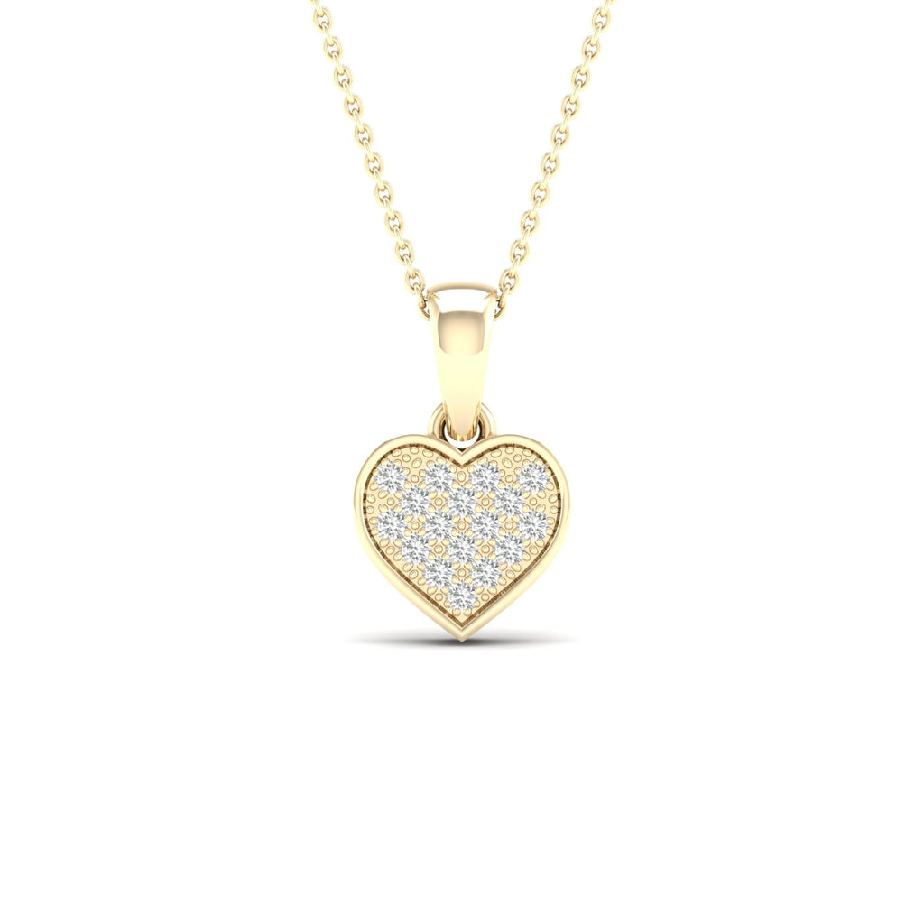 10K 0.05CT Diamond Pendant