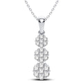 14K 0.75CT Diamond Pendant