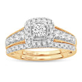 14K 1.00CT Diamond BRIDAL R4ING