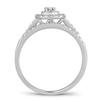 14K 0.33ct  Diamond Bridal Ring