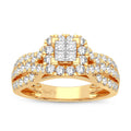 10K 1.00CT Diamond Ring