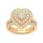 14K 1.00CT Diamond Bridal Ring