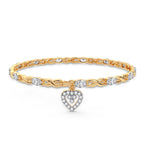 10K 0.10CT DIAMOND BRACELET
