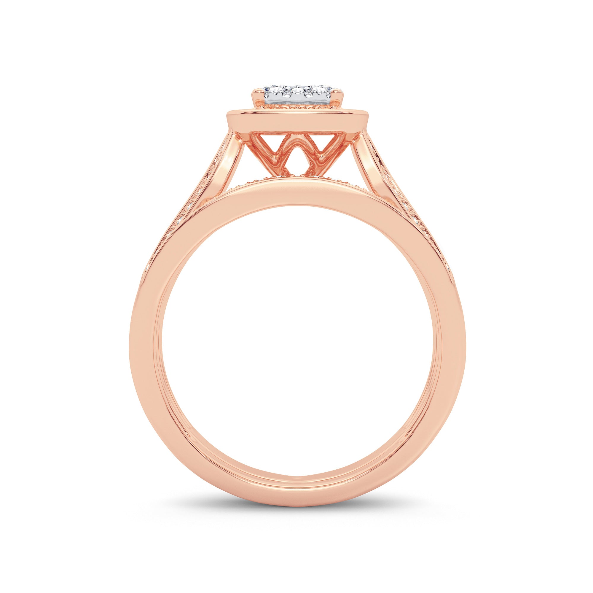 14K 0.40CT DIAMOND BRIDAL RING