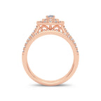 14K 1.00CT Diamond Bridal Ring