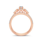 14K 1.00ct Diamond Bridal Ring