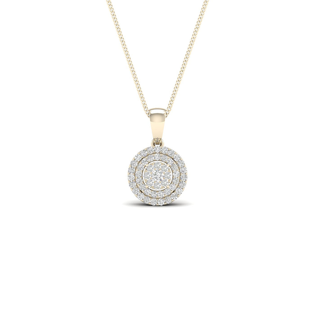 10K 0.13CT Diamond Pendant