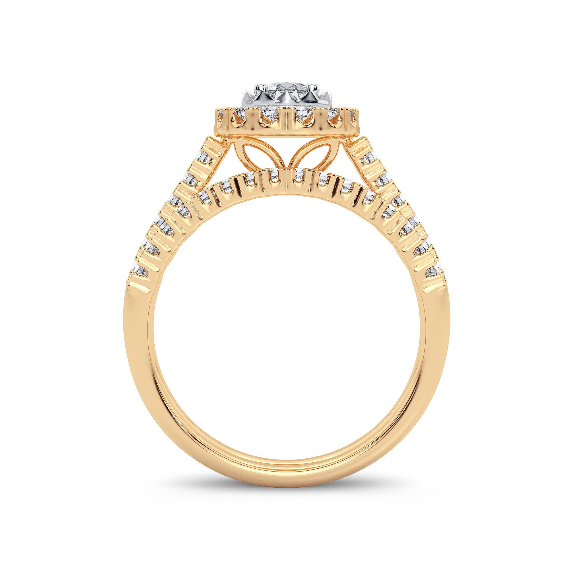 14K 1.05CT Diamond Bridal Ring