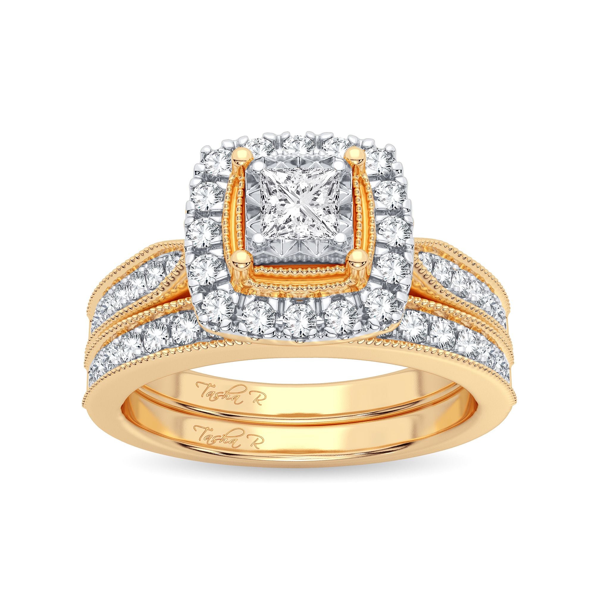 14K 0.75CT Diamond Bridal Ring