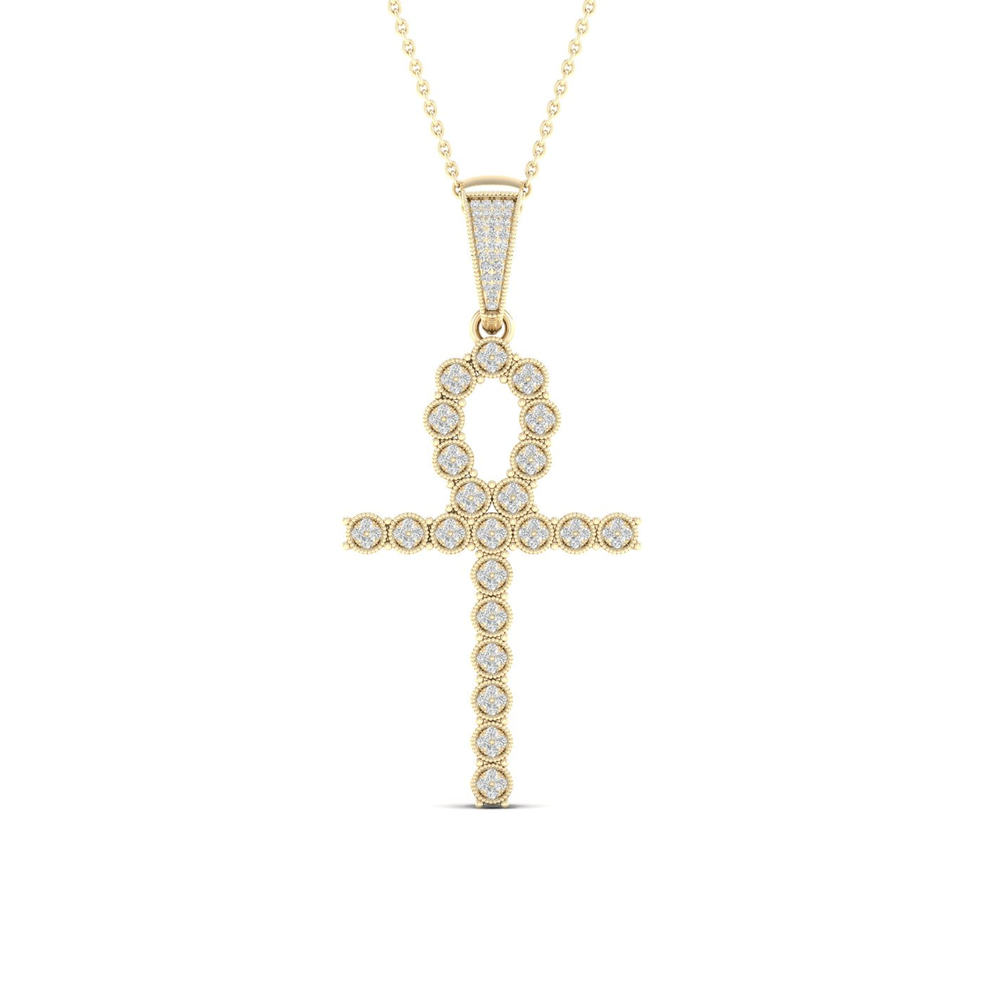 10K 0.38CT Diamond Pendant