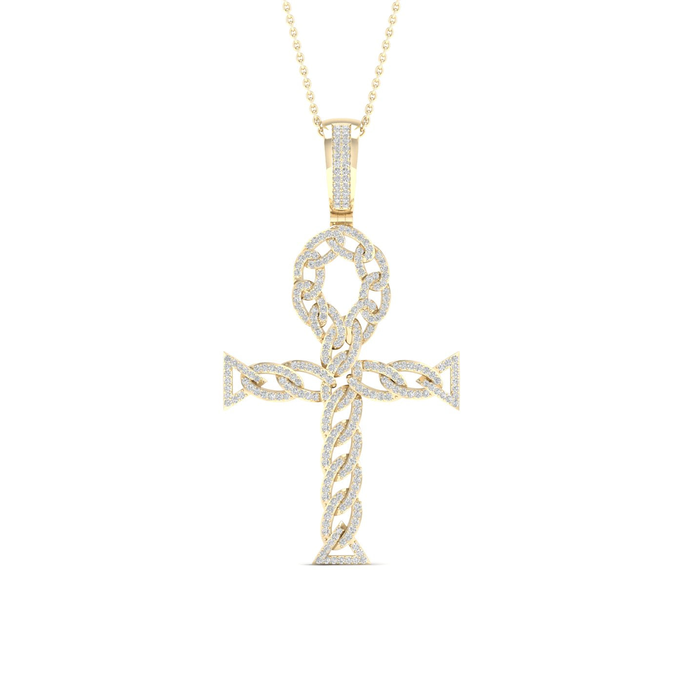 10K 0.70CT Diamond Pendant