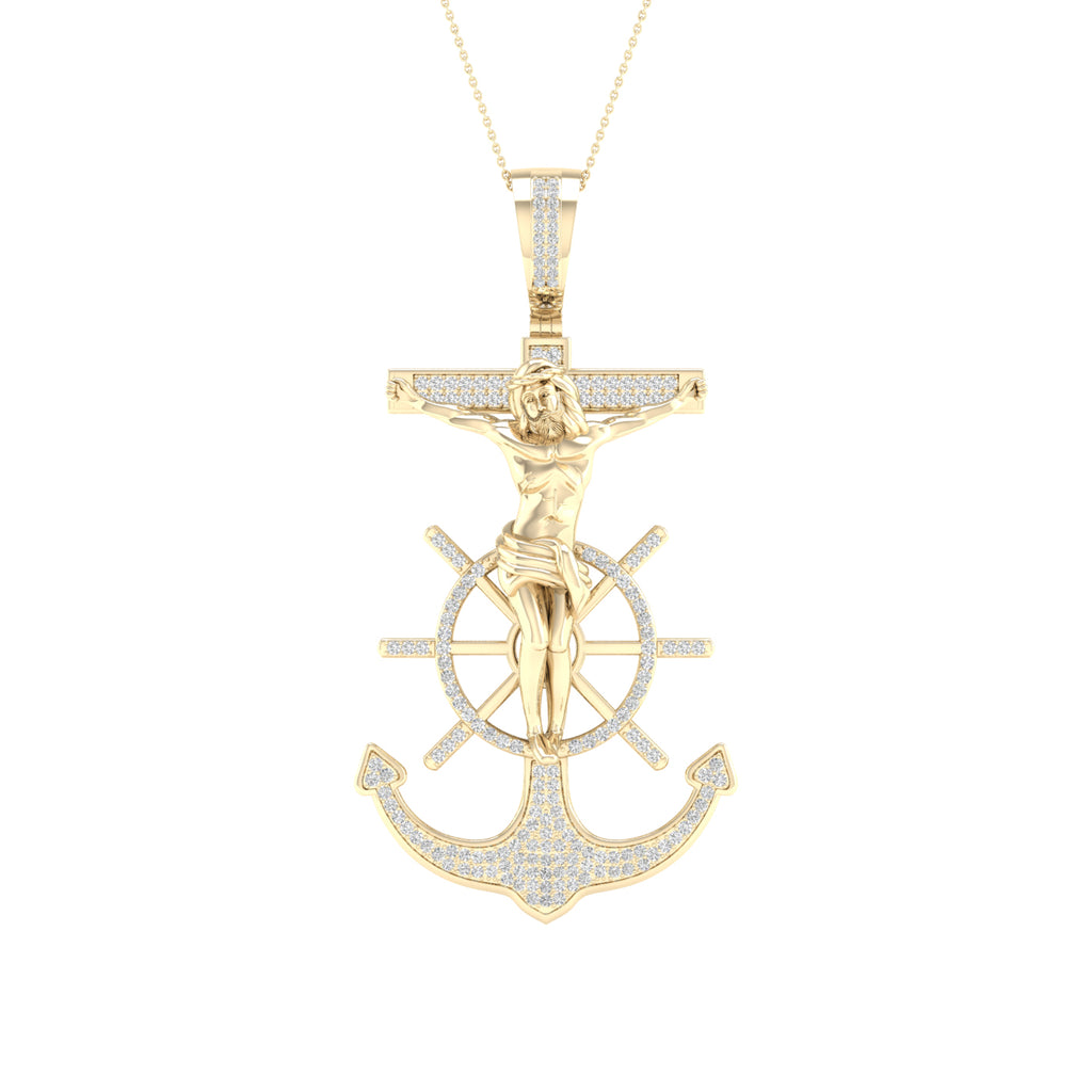10K 0.50CT Diamond Pendant