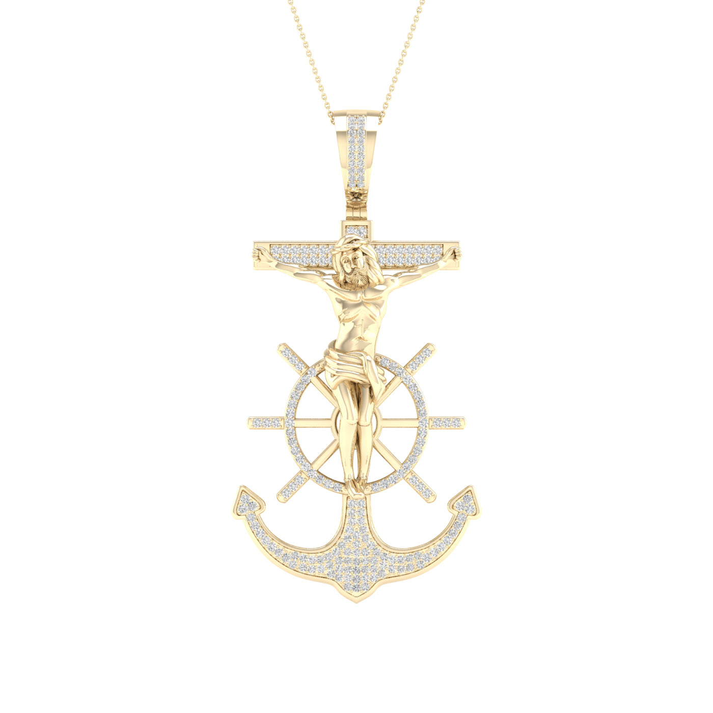 10K 0.50CT Diamond Pendant