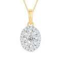 14k 0.50ct Diamond Pendants