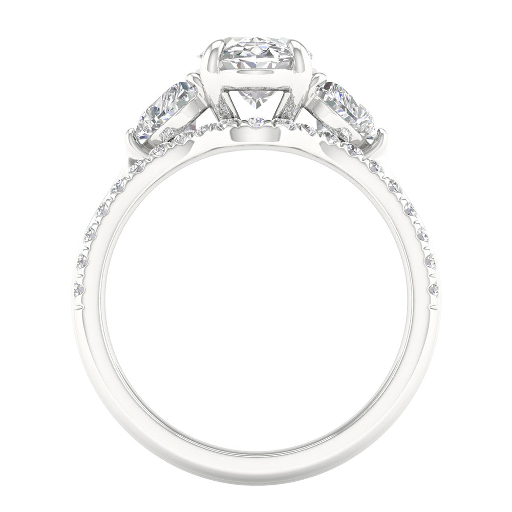 Certified Lab Grown Diamond Bridal Ring