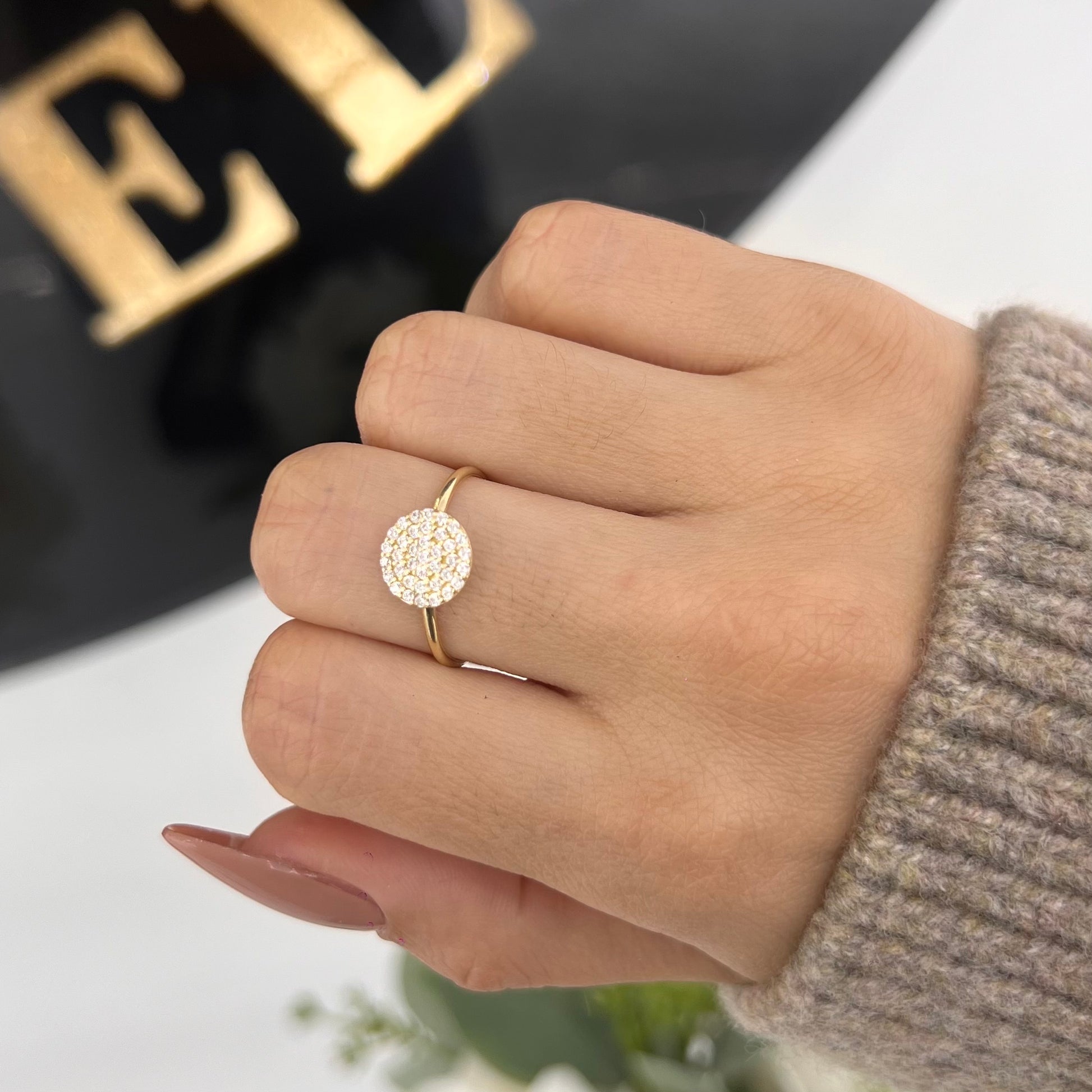 Round CZ Ring