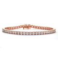 14KR 4.33CTW DIAMOND TENNIS BRACELET