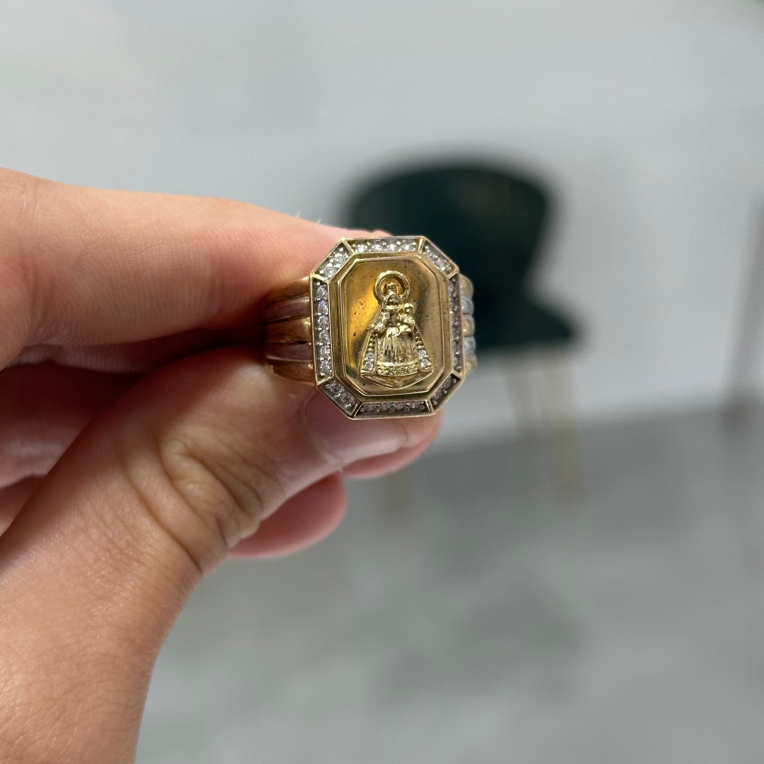 Virgen De La Caridad Ring 14kt