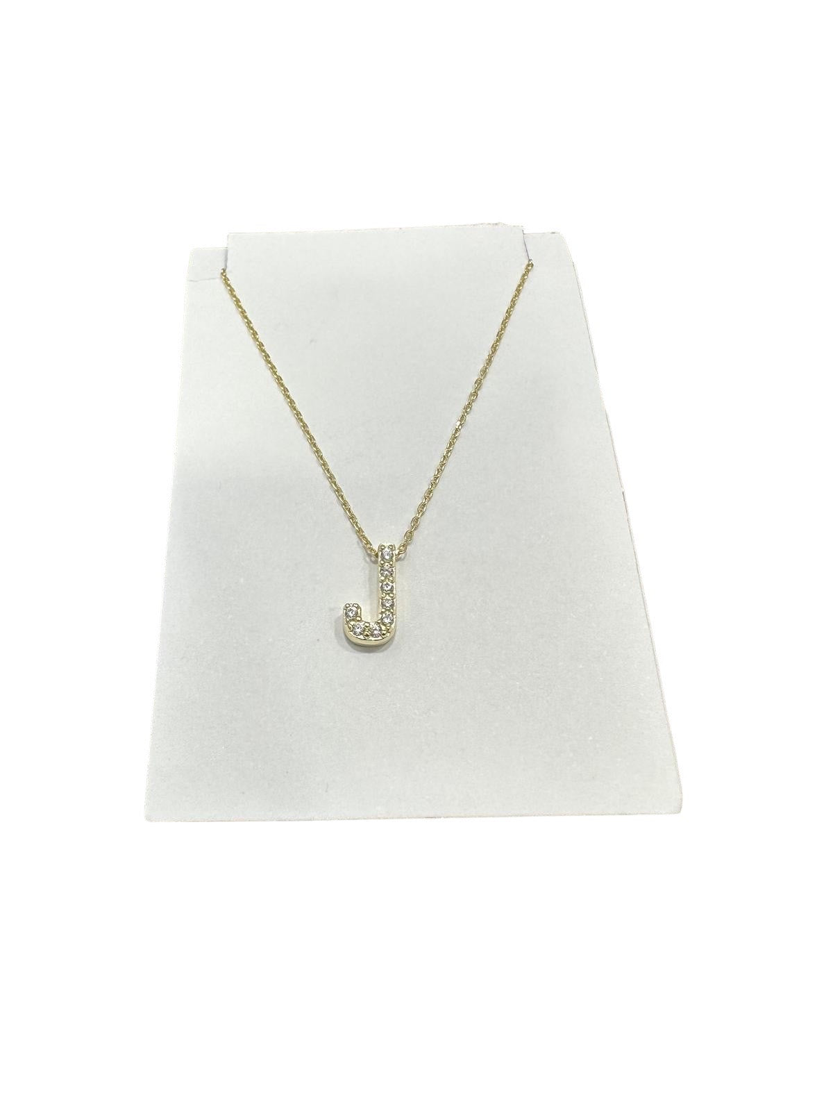 10kt Gold Initial Necklace