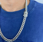 10mm Silver Cuban Link