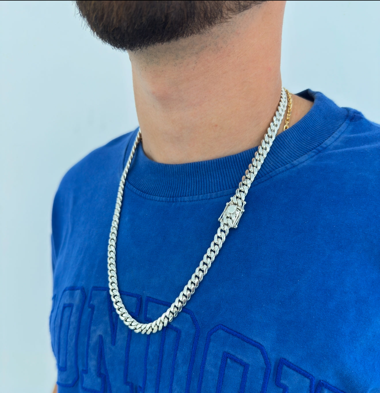 10mm Silver Cuban Link