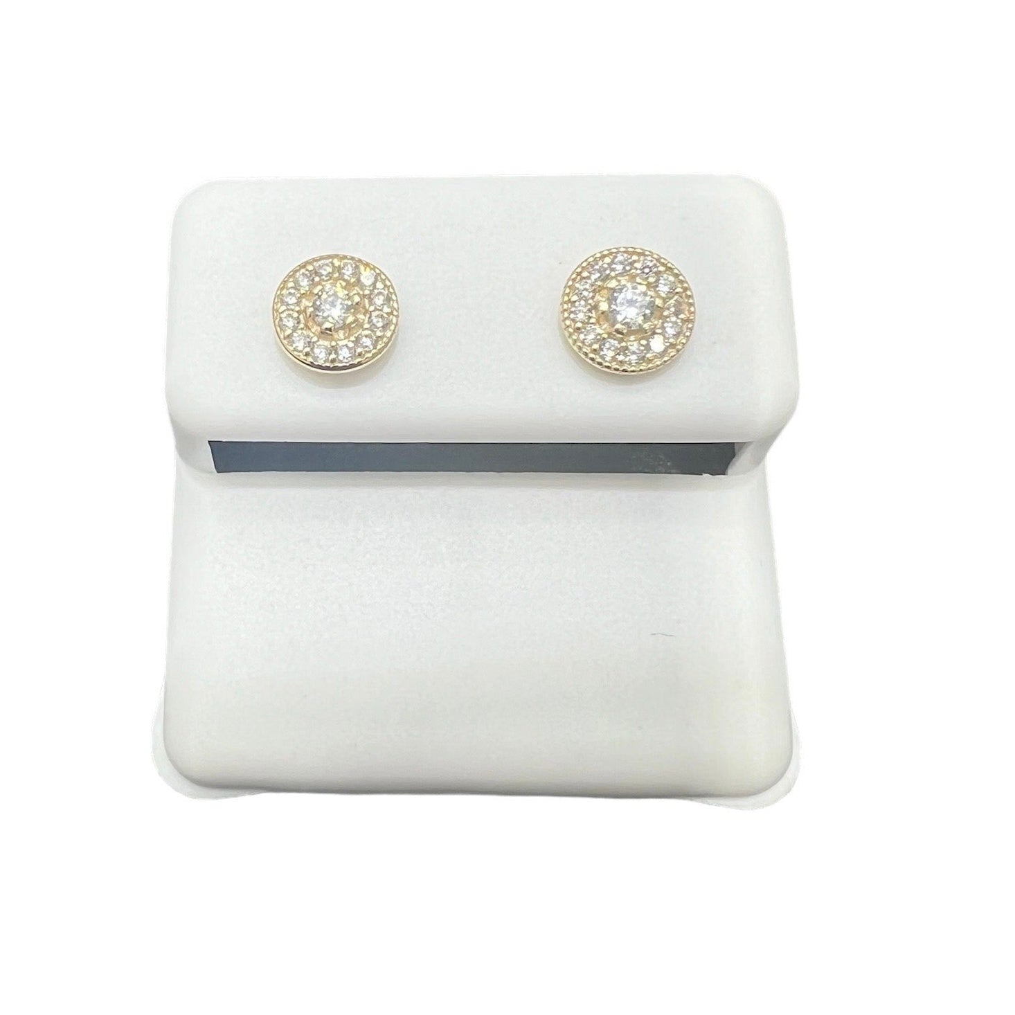 10kt Gold Round Earrings