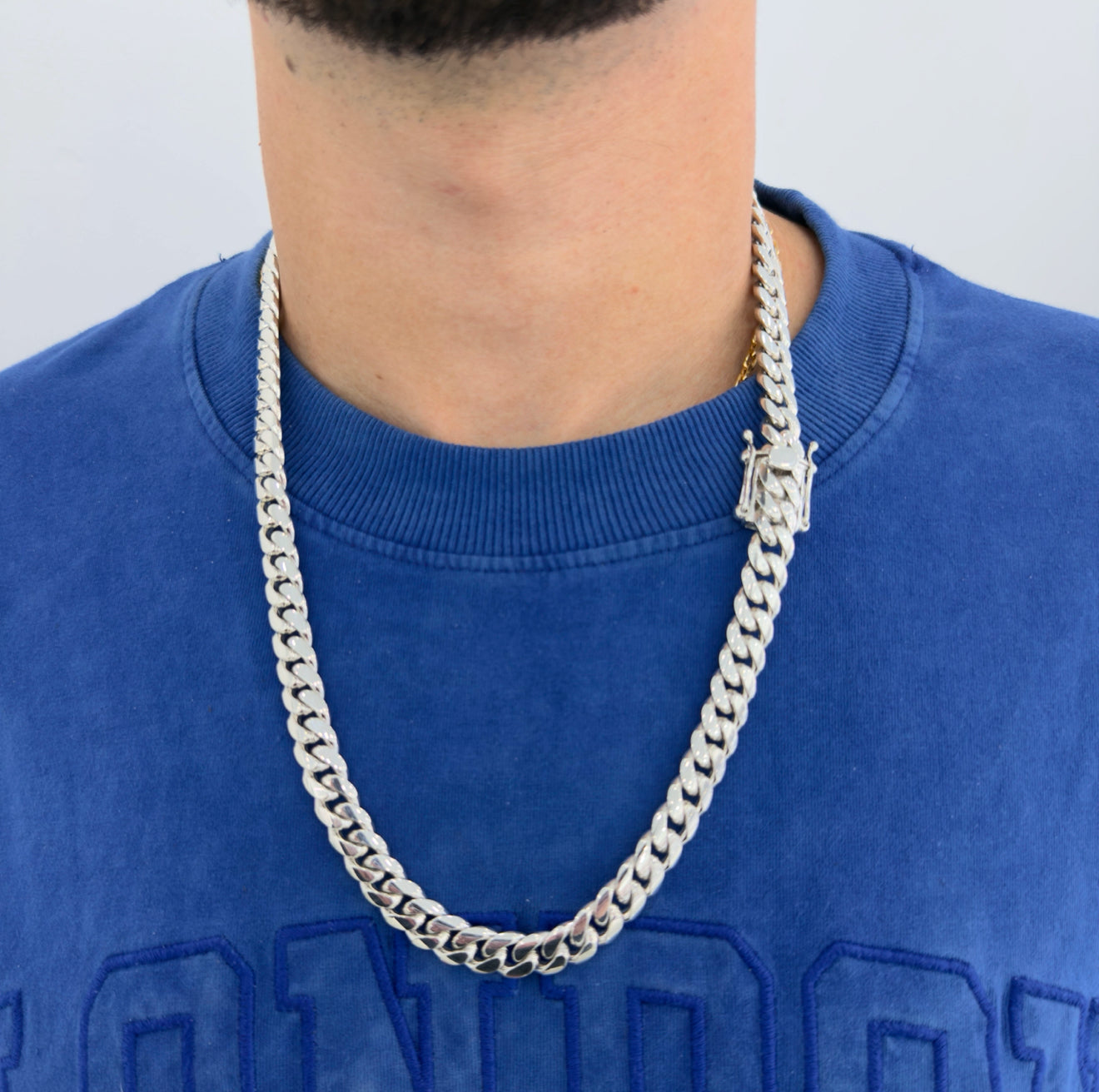 10mm Silver Cuban Link