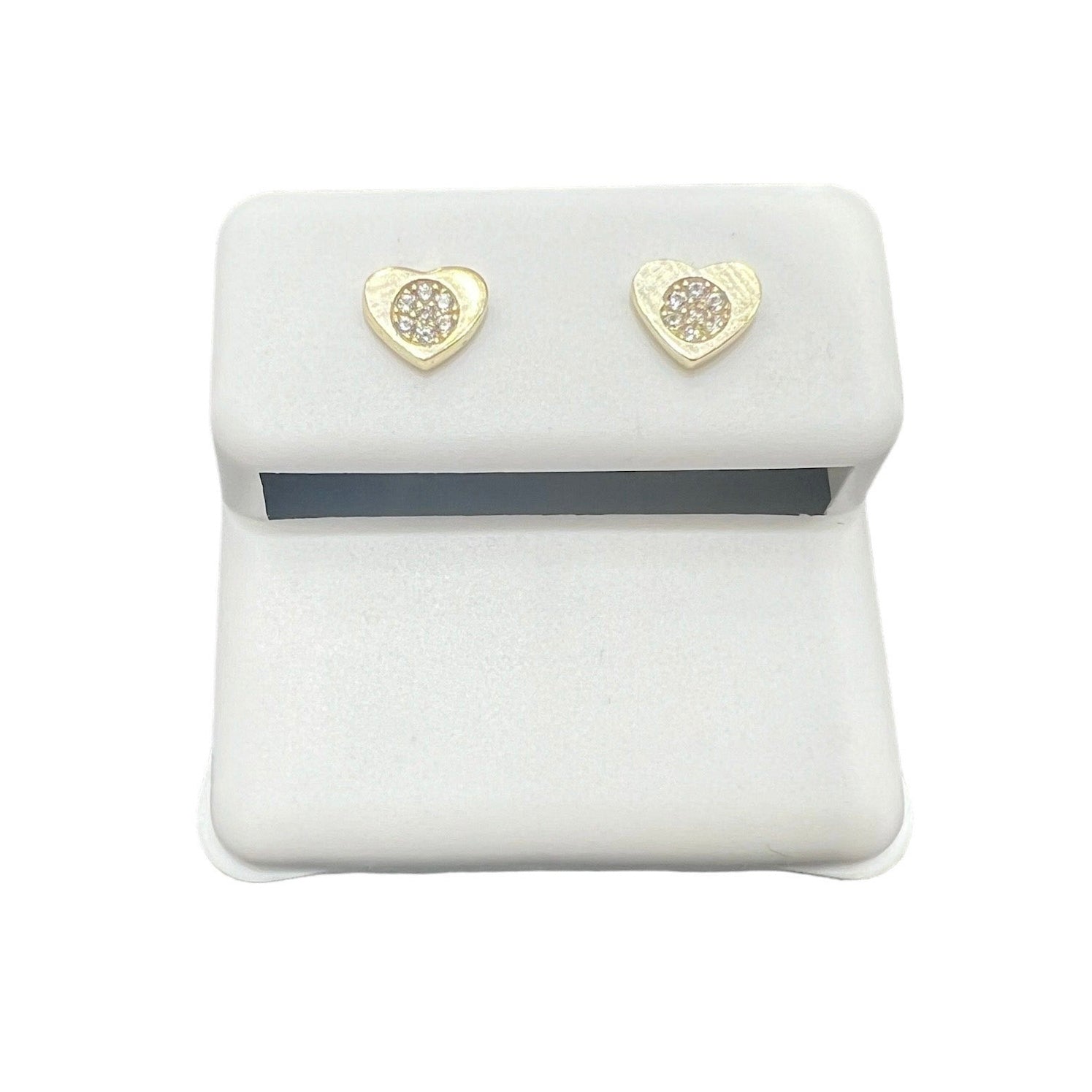 10kt Gold Heart Earrings