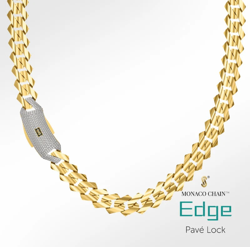Monaco Chain Pave Lock