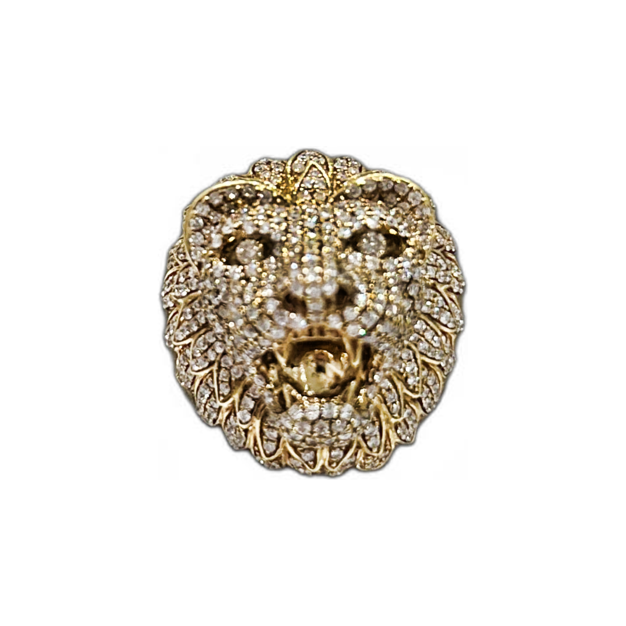 Diamond Lion Ring