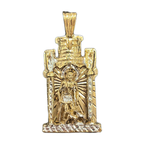 10KT Gold Saint Lazarus Pendant