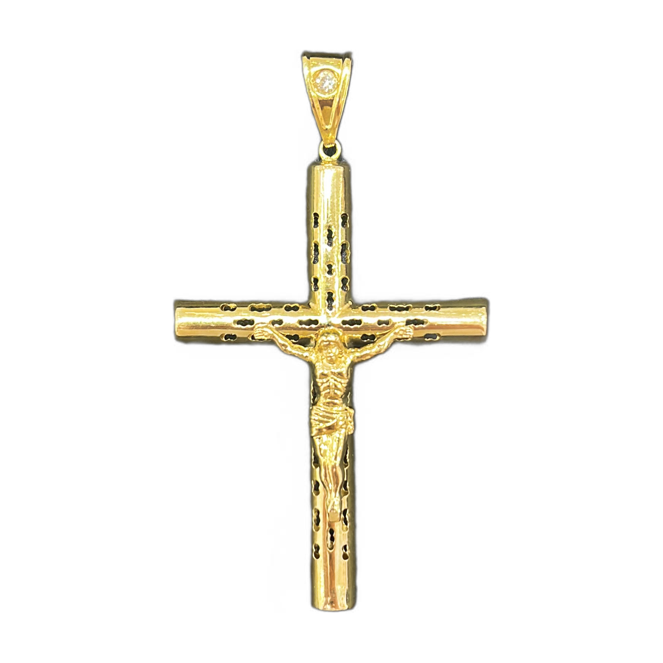 14kt Solid Gold Cross Pendant