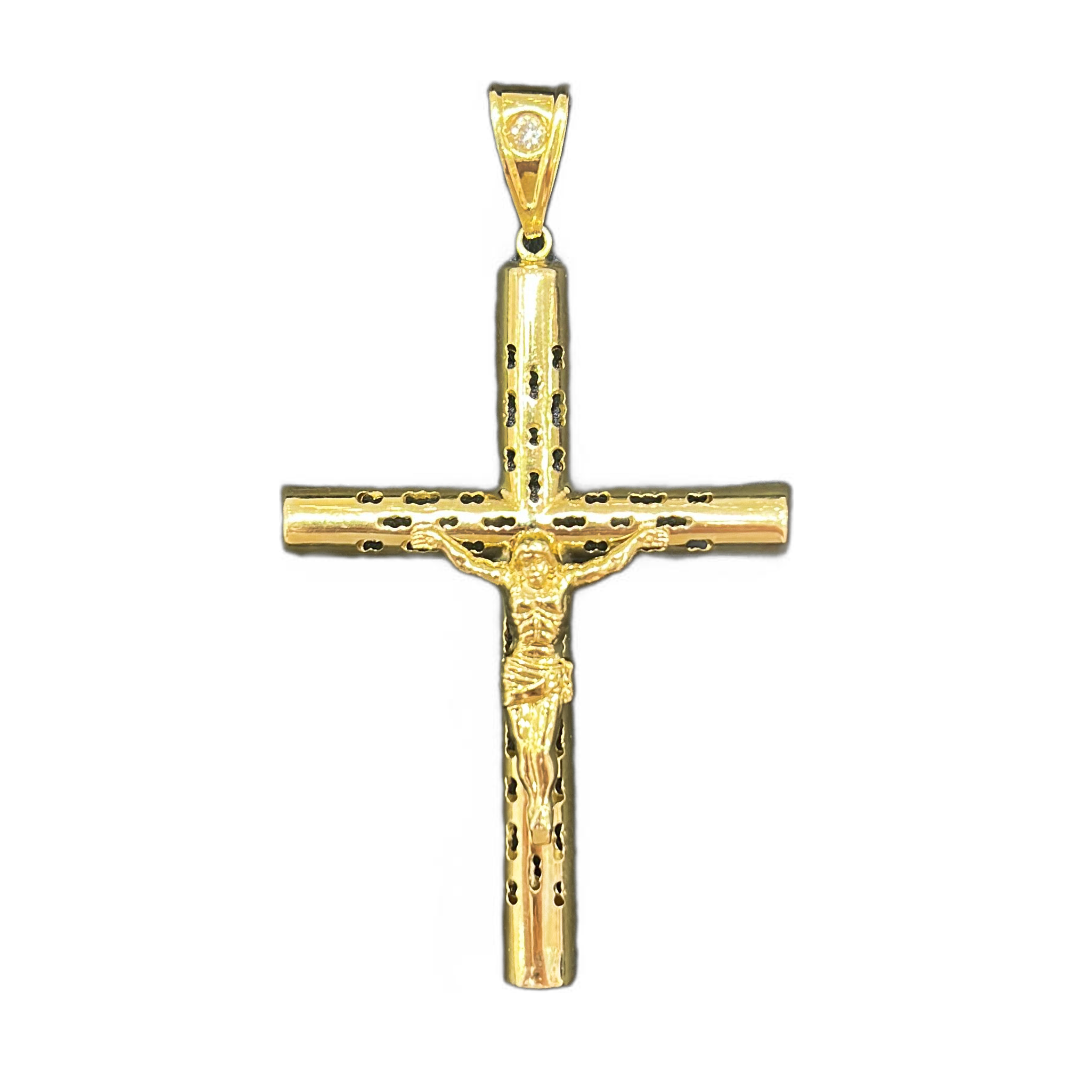 14kt Solid Gold Cross Pendant