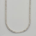 14KW 13.22CTW DIAMOND TENNIS NECKLACE