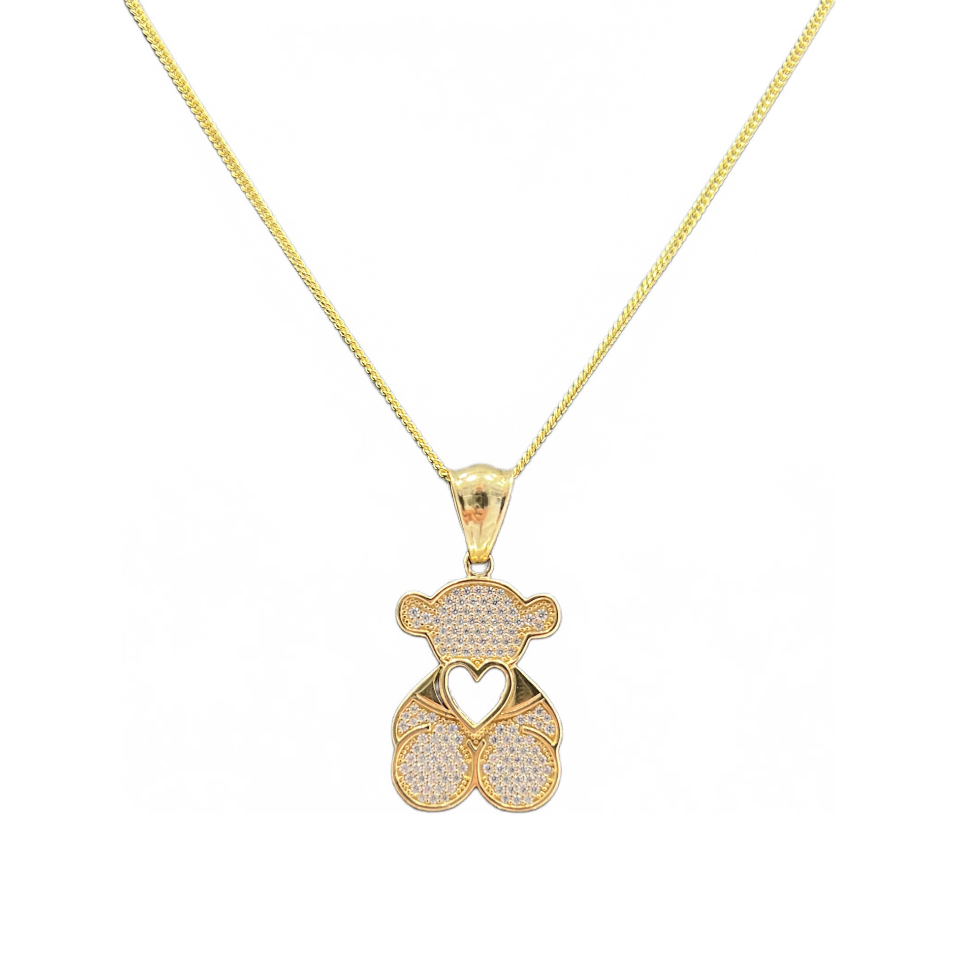 14kt Solid Gold Bear Pendant