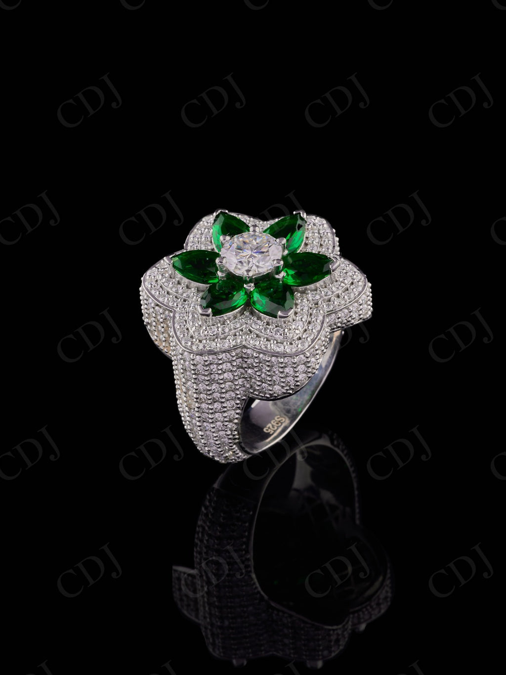 Green Flower Shape