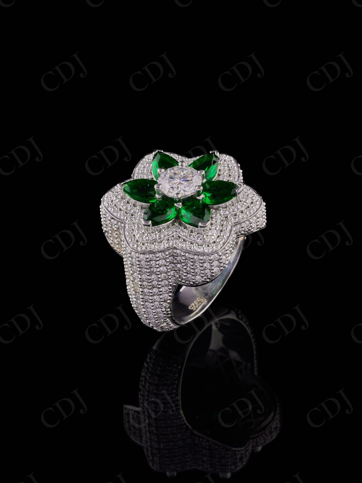 Green Flower Shape