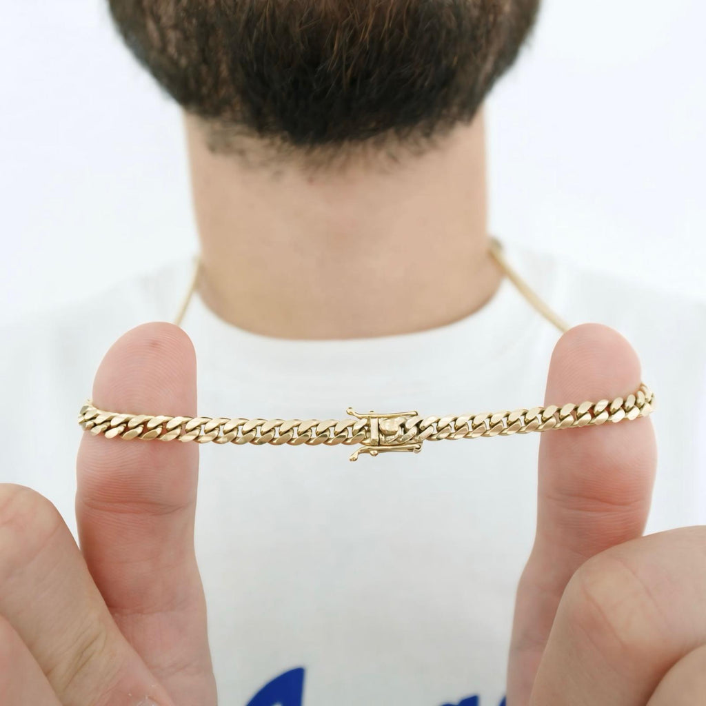 10kt micro Cuban link